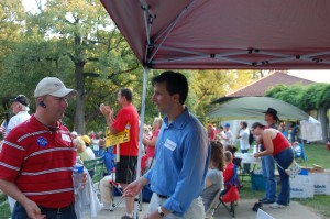 Larry Hausman at the Tea Party Express